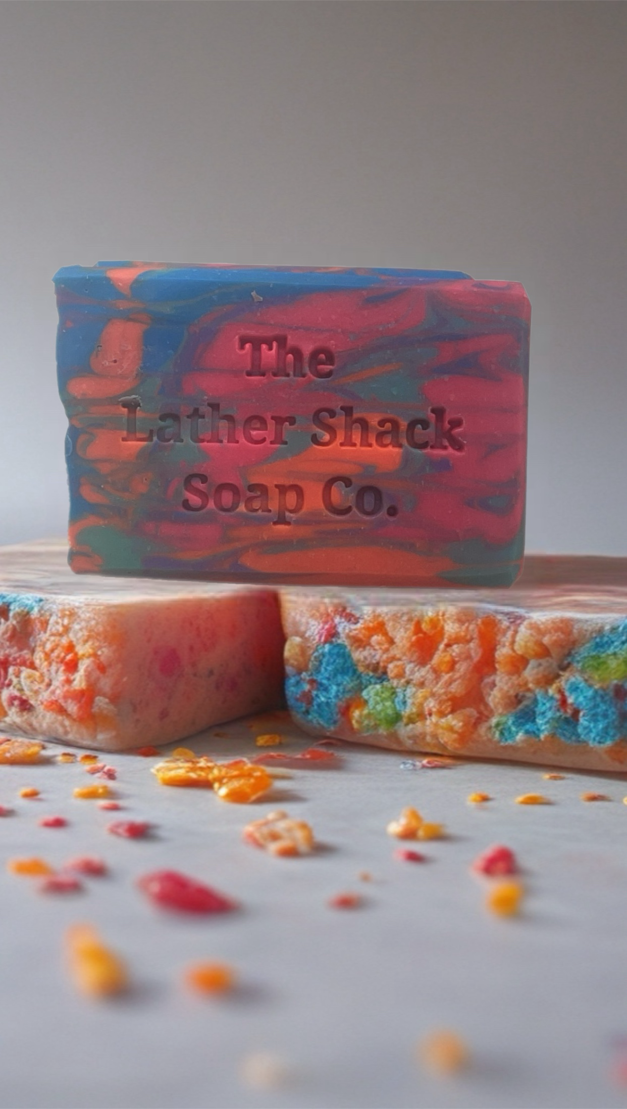 Rainbow Fruit Pebbles Soap Bar