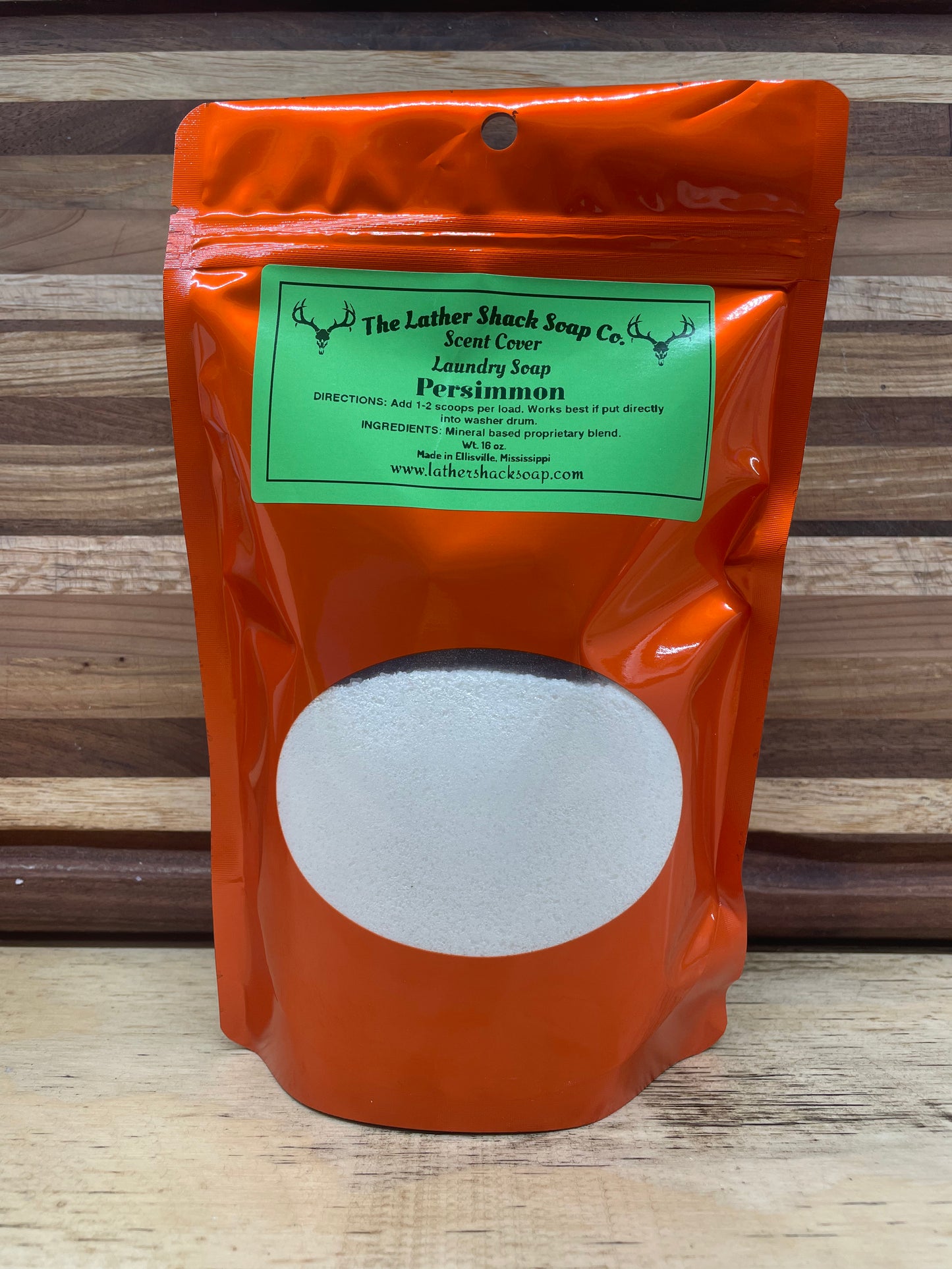 Persimmon Scent Cover Laundry Soap 1 LB Bag