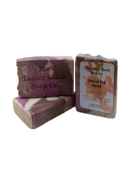 Sweet Fig Swirl Soap Bar