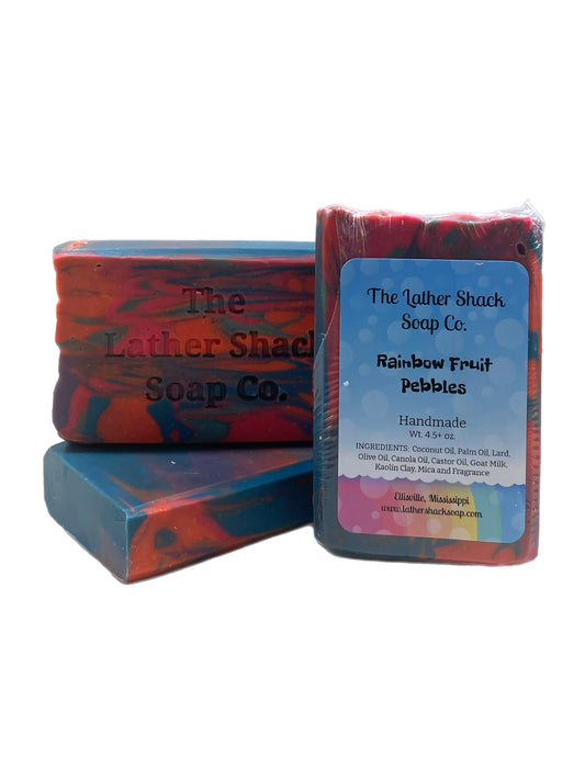 Rainbow Fruit Pebbles Soap Bar