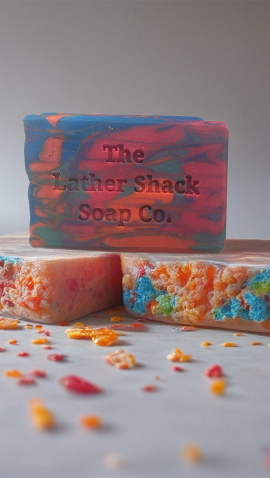 Rainbow Fruit Pebbles Soap Bar
