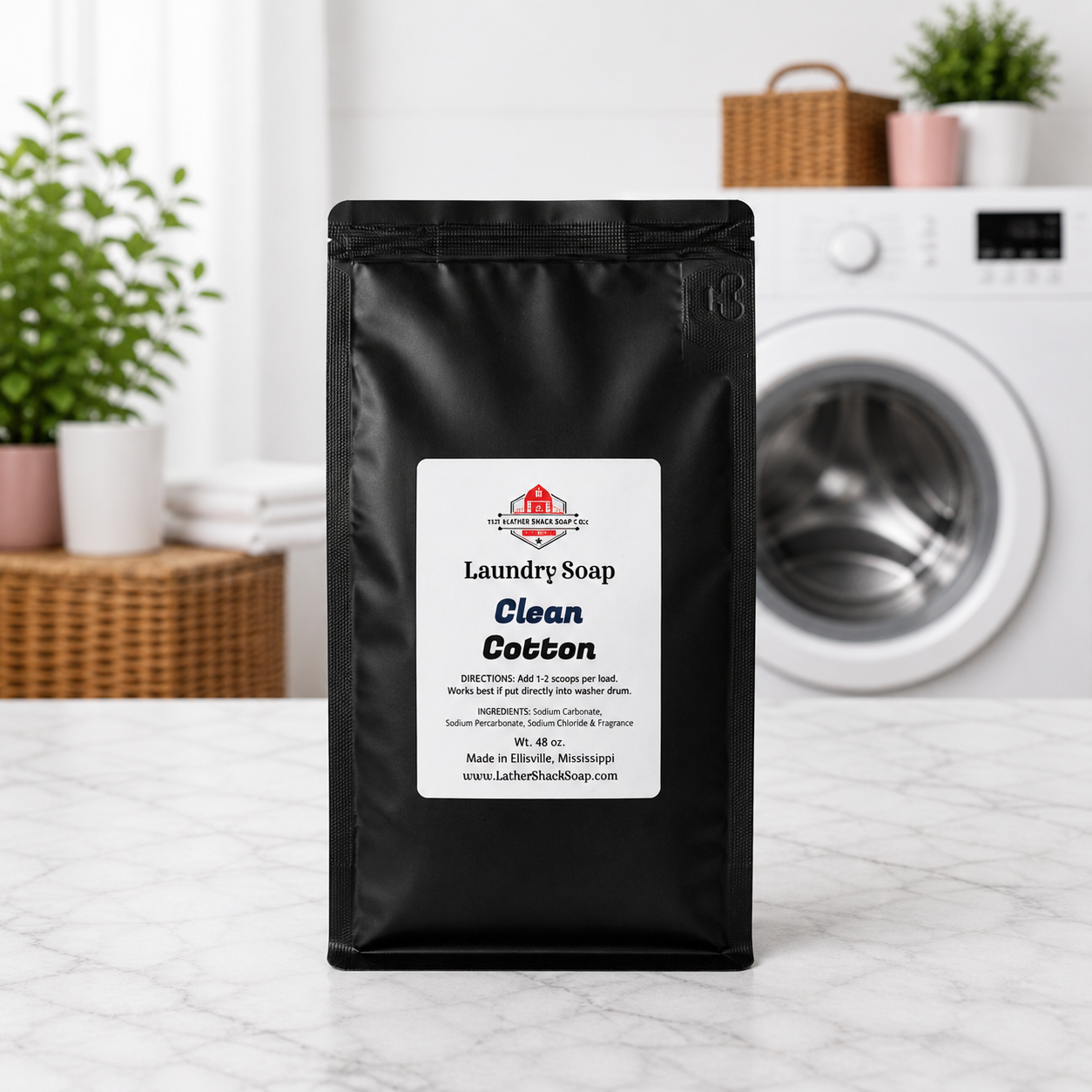 Clean Cotton Laundry Soap – Fresh Line-Dried Linen Scent