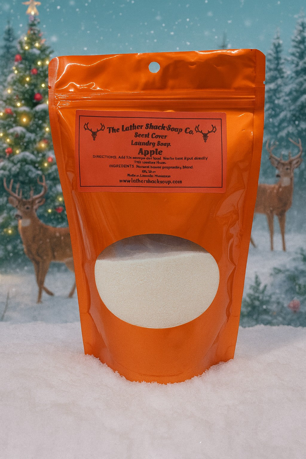 Apple Scent Cover Laundry Soap 1 LB Bag