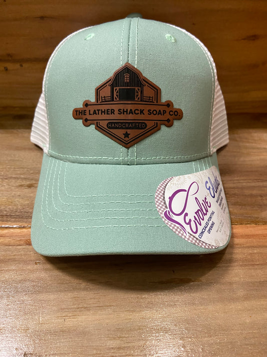 Ladies Base Ball Cap Seafoam Green