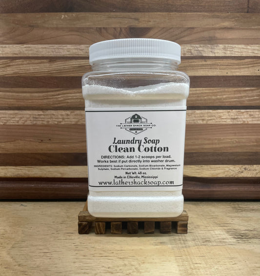 Clean Cotton Laundry Soap Container