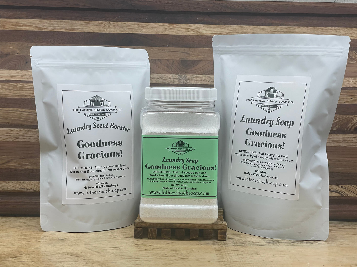 Goodness Gracious! Laundry Soap Container