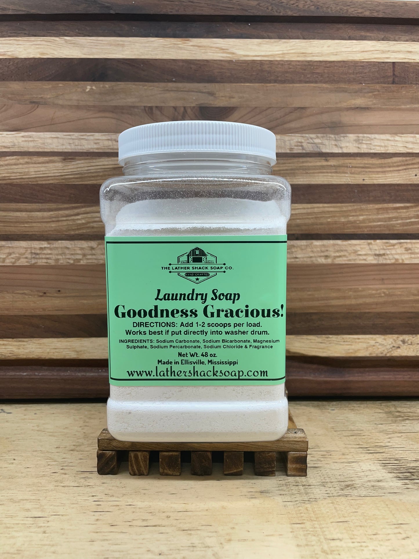 Goodness Gracious! Laundry Soap Container