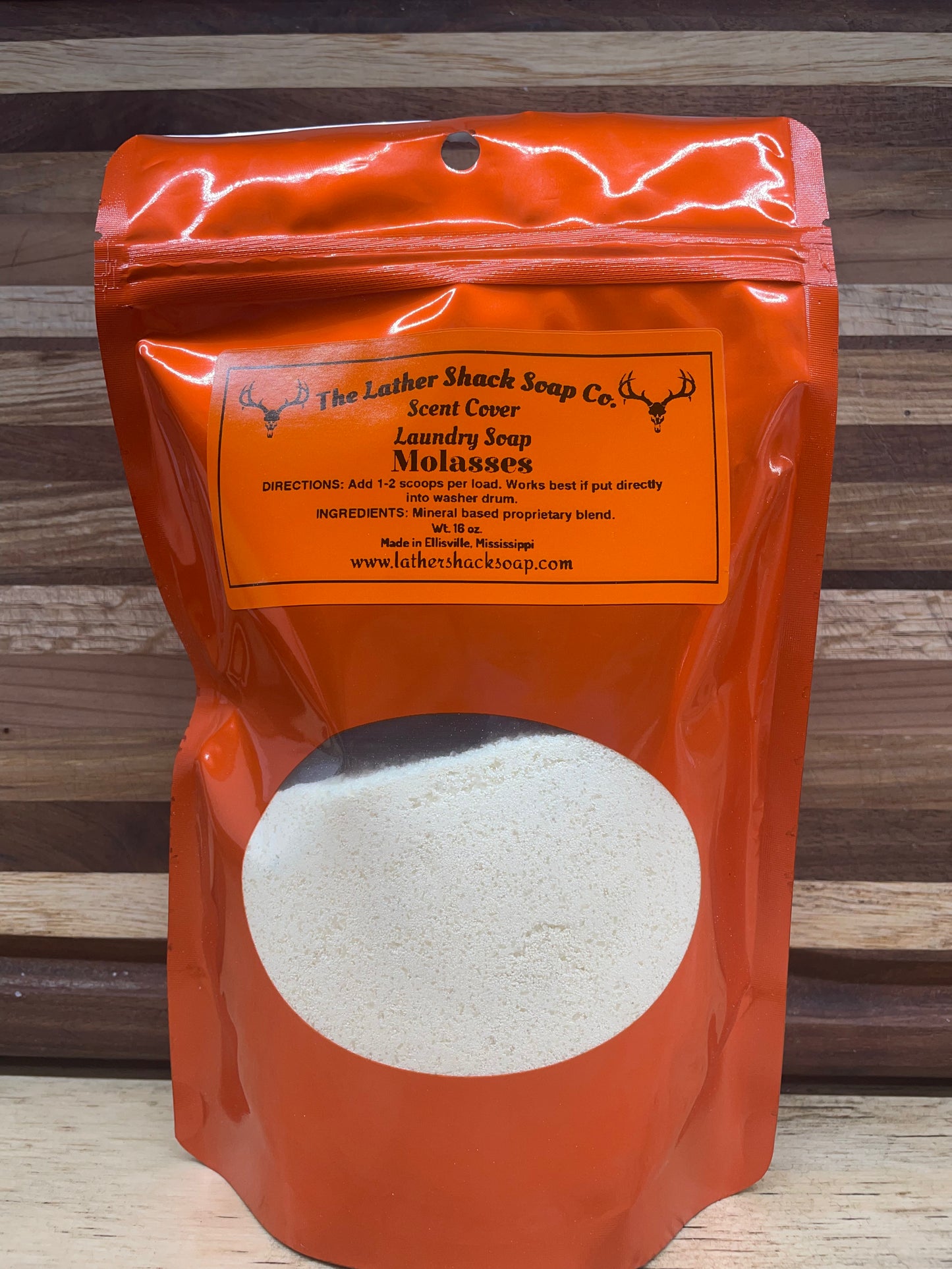 🦌 Deer Hunters Bundle – Scent Cover Laundry Soap (5-Pack) BUY 3 at regular price GET 2 FREE. Apple, Persimmon, Dirt, Field Corn and Molasses.