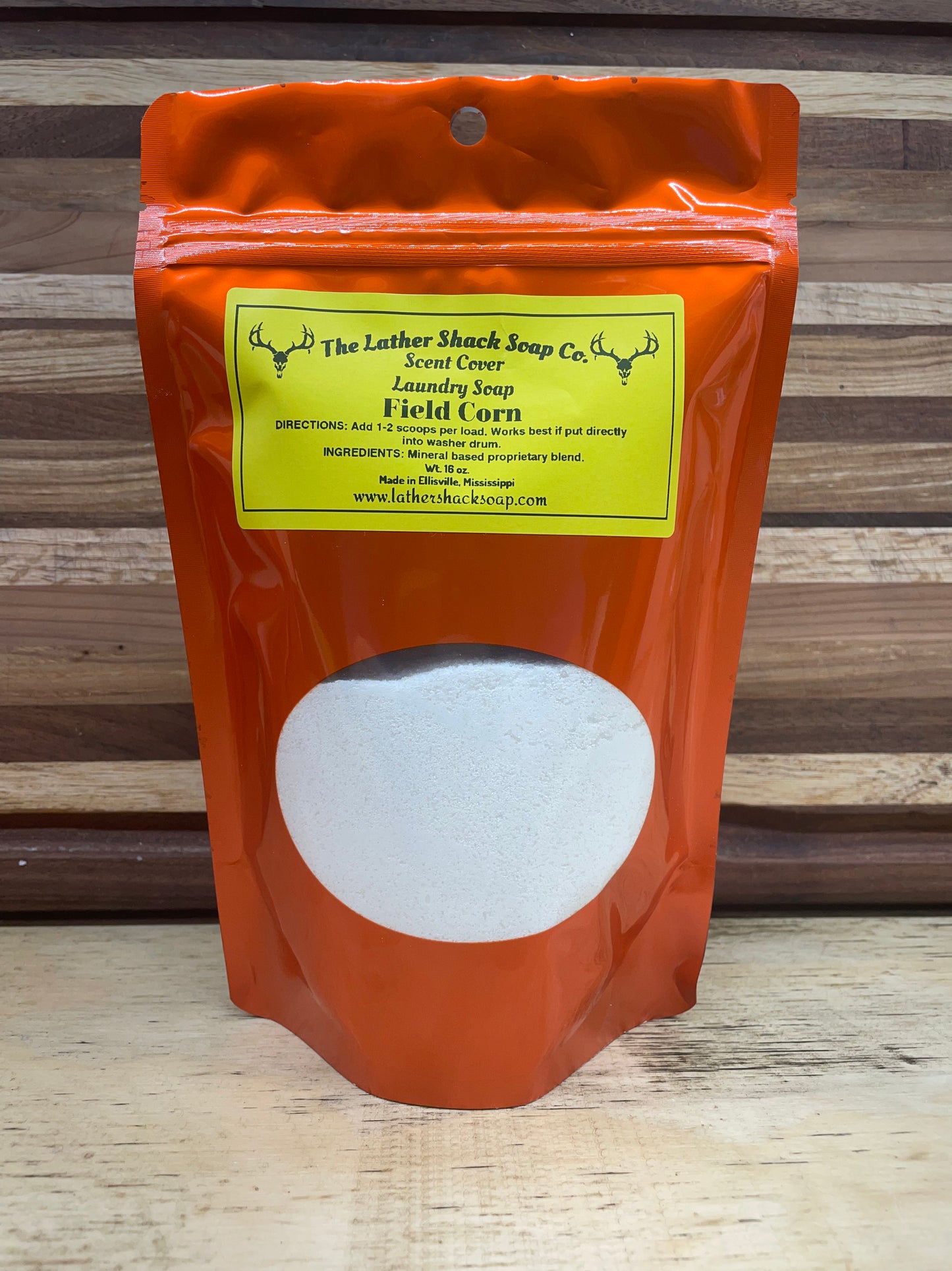 🦌 Deer Hunters Bundle – Scent Cover Laundry Soap (5-Pack) BUY 3 at regular price GET 2 FREE. Apple, Persimmon, Dirt, Field Corn and Molasses.