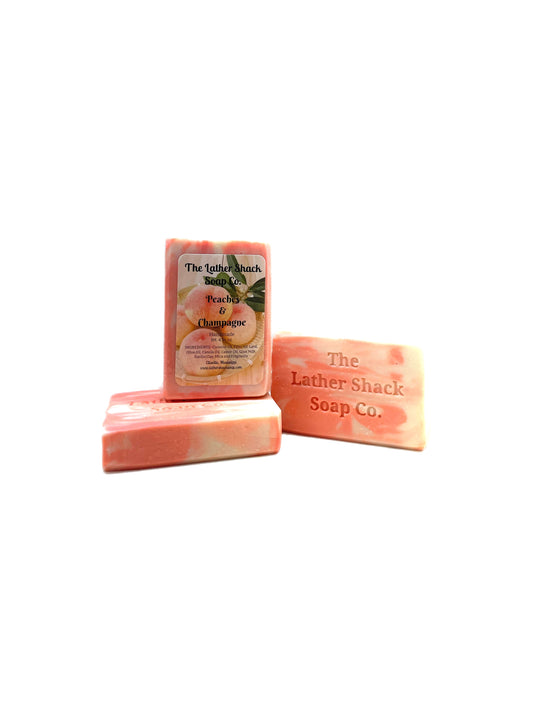 Peaches & Champagne Soap Bar