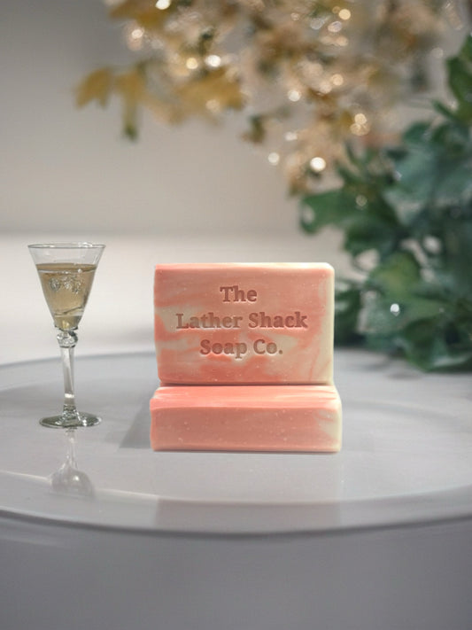 Peaches & Champagne Soap Bar
