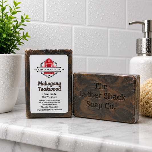 Mahogany and Teakwood Soap Bar