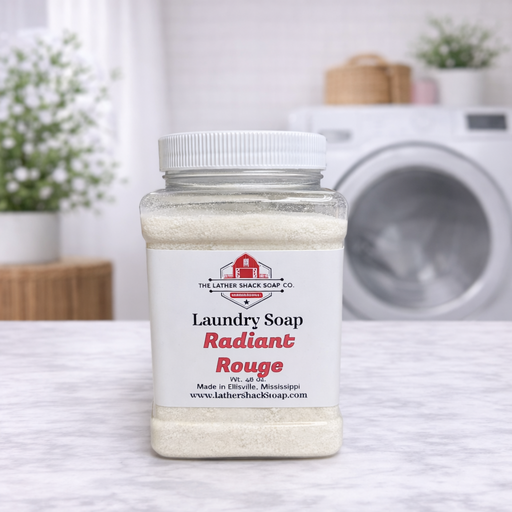 Radiant Rouge Laundry Soap – Inspired Luxury Scent | Warm Amber, Jasmine & Musk | Long-Lasting Fragrance for Clothes