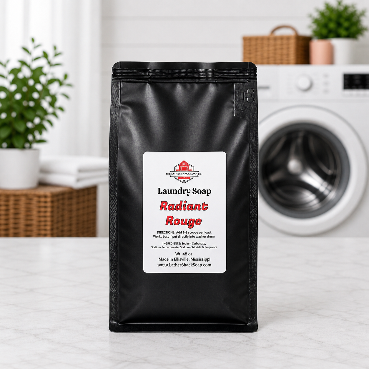 Radiant Rouge Laundry Soap – Inspired Luxury Scent | Warm Amber, Jasmine & Musk | Long-Lasting Fragrance for Clothes